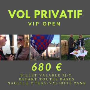 Vol en montgolfière pour 2 personnes