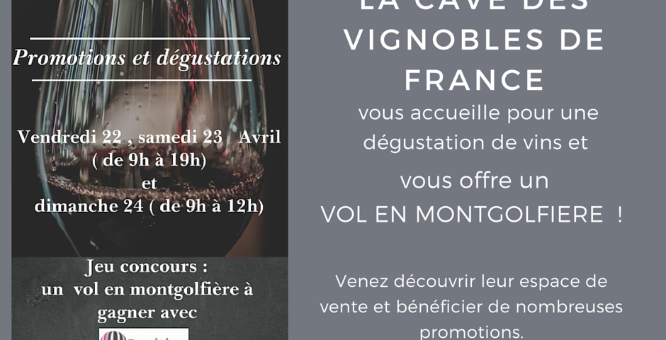 Invitation dégustation et gagnez un vol en montgolfière avec Posiitve Altitude